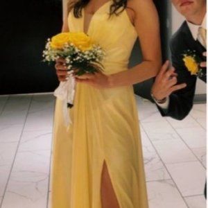 Yellow Long Prom Dress (NEW WITH TAGS)